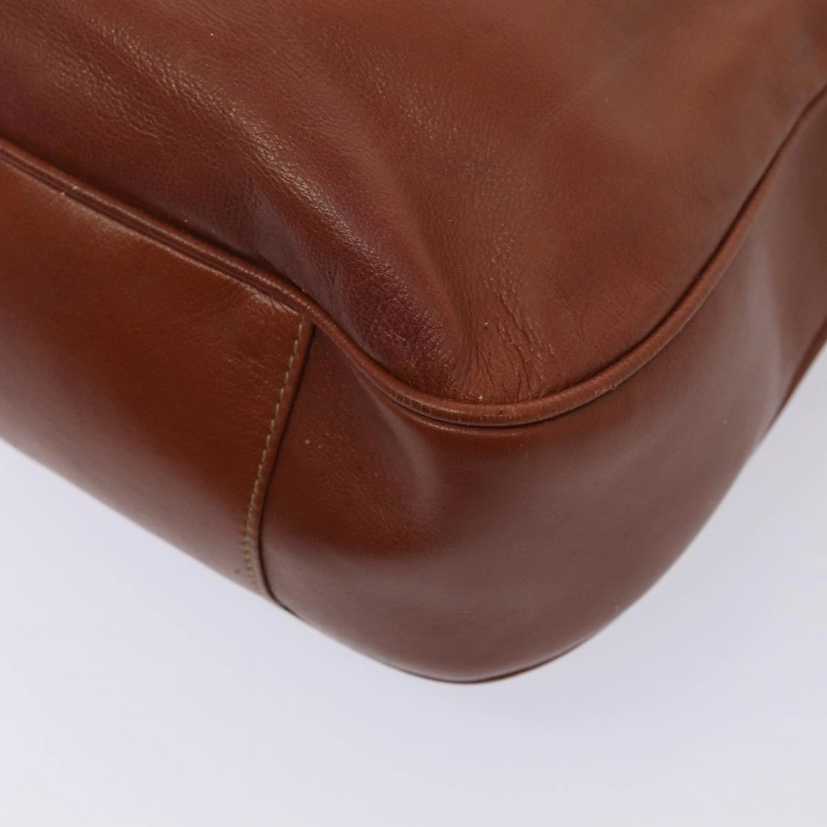 GUCCI Bamboo Shoulder Bag Leather Brown 001 1781 1577  80180