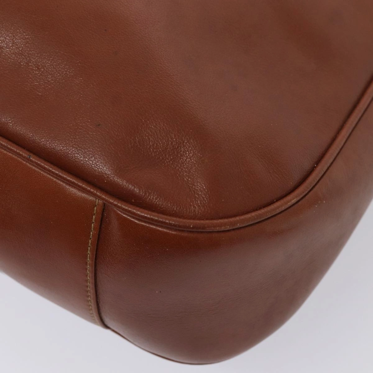 GUCCI Bamboo Shoulder Bag Leather Brown 001 1781 1577  80180