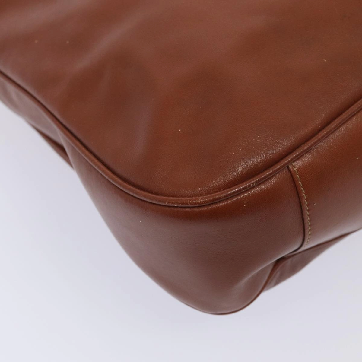 GUCCI Bamboo Shoulder Bag Leather Brown 001 1781 1577  80180