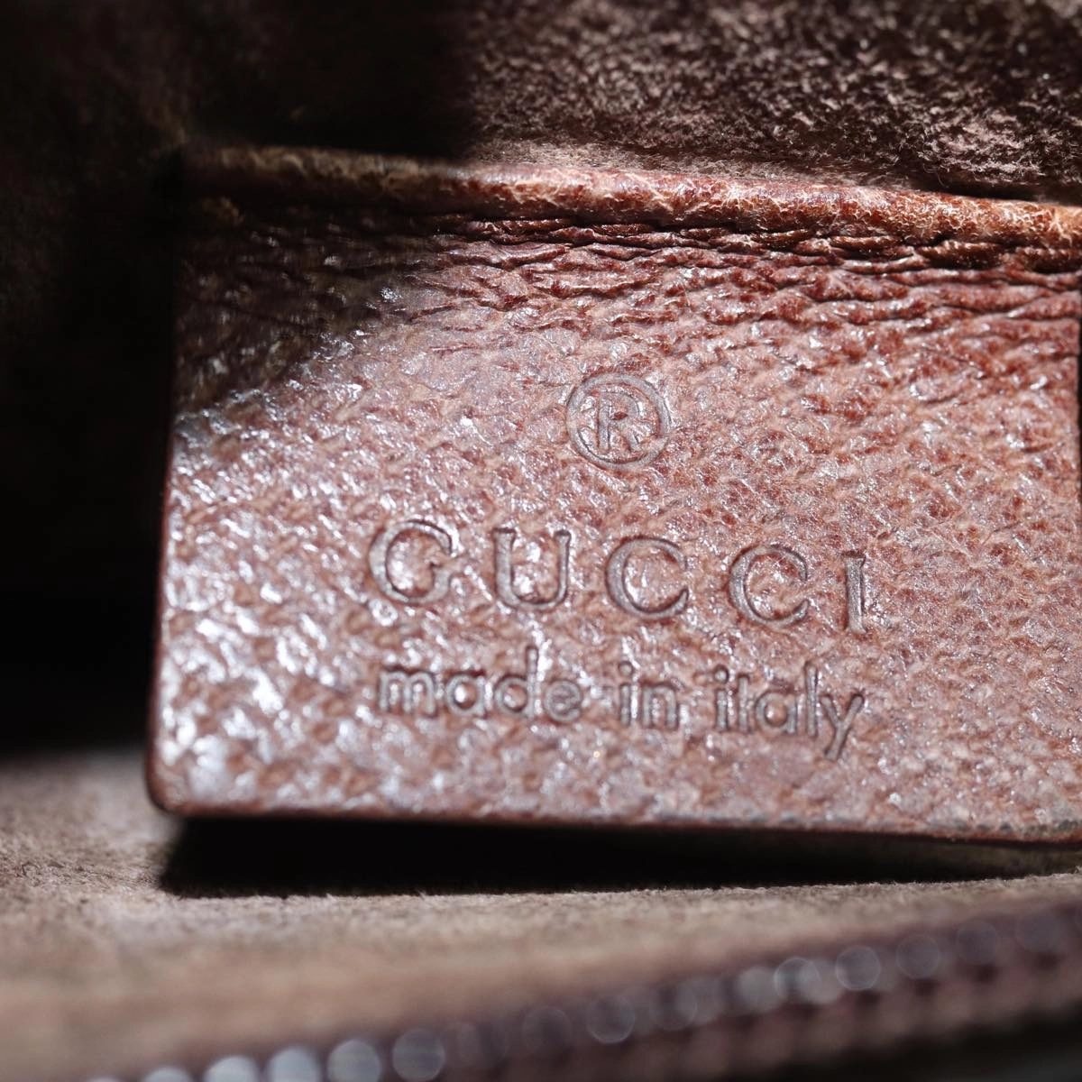 GUCCI Bamboo Shoulder Bag Leather Brown 001 1880 2123  ep4810