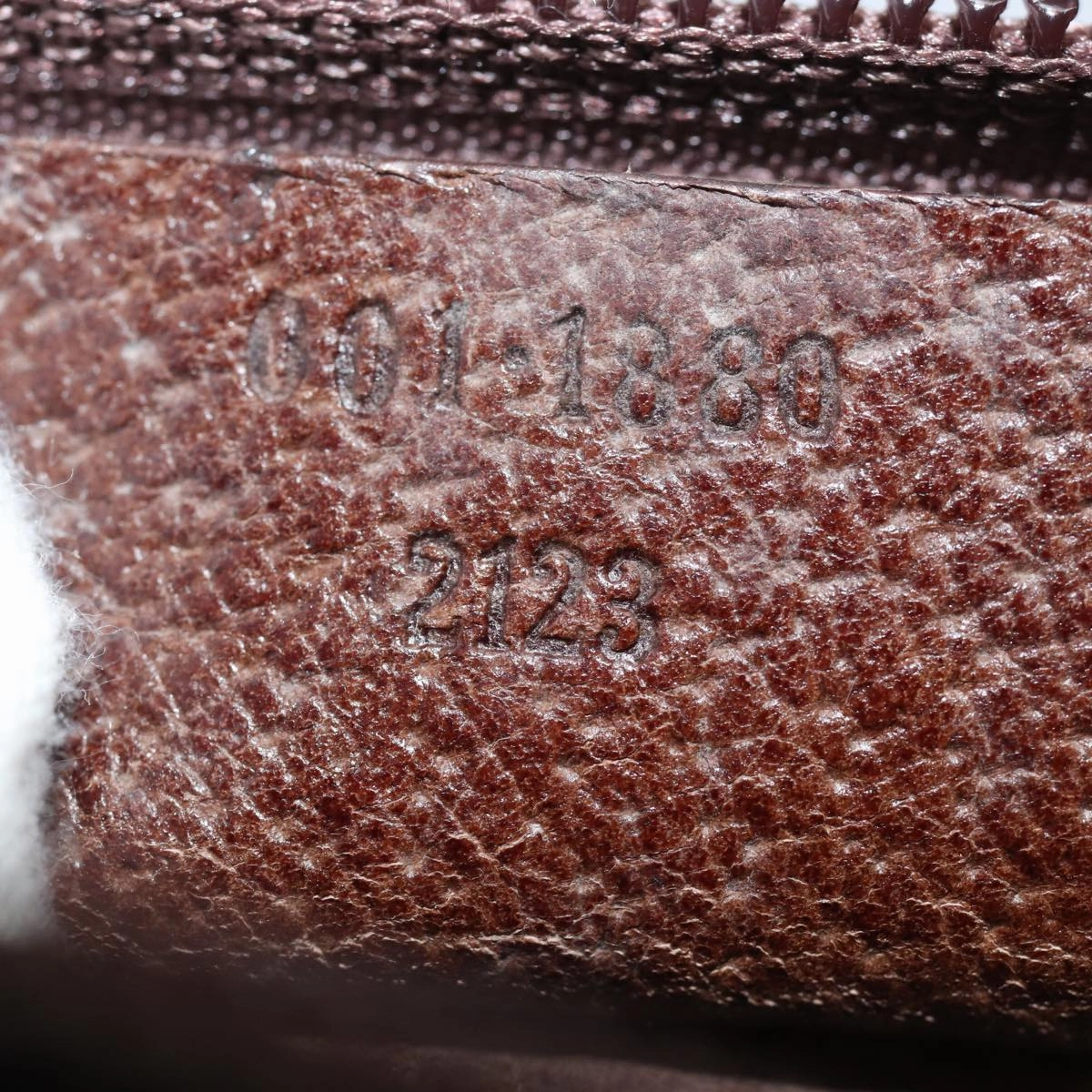 GUCCI Bamboo Shoulder Bag Leather Brown 001 1880 2123  ep4810