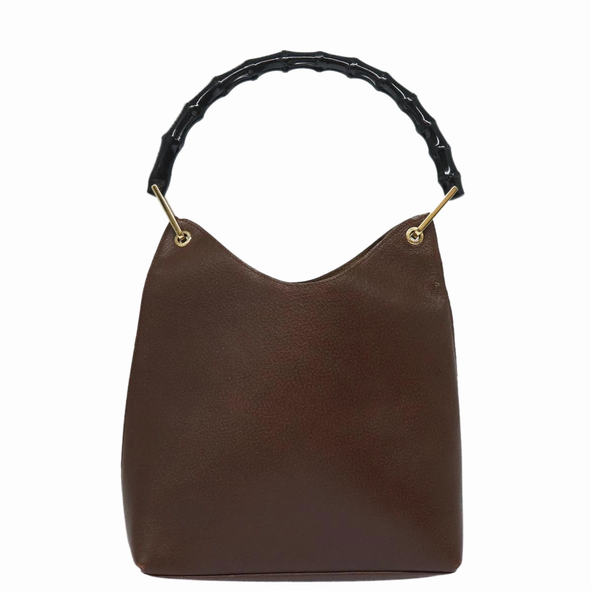 GUCCI Bamboo Shoulder Bag Leather Brown 001 1880 2123  ep4810