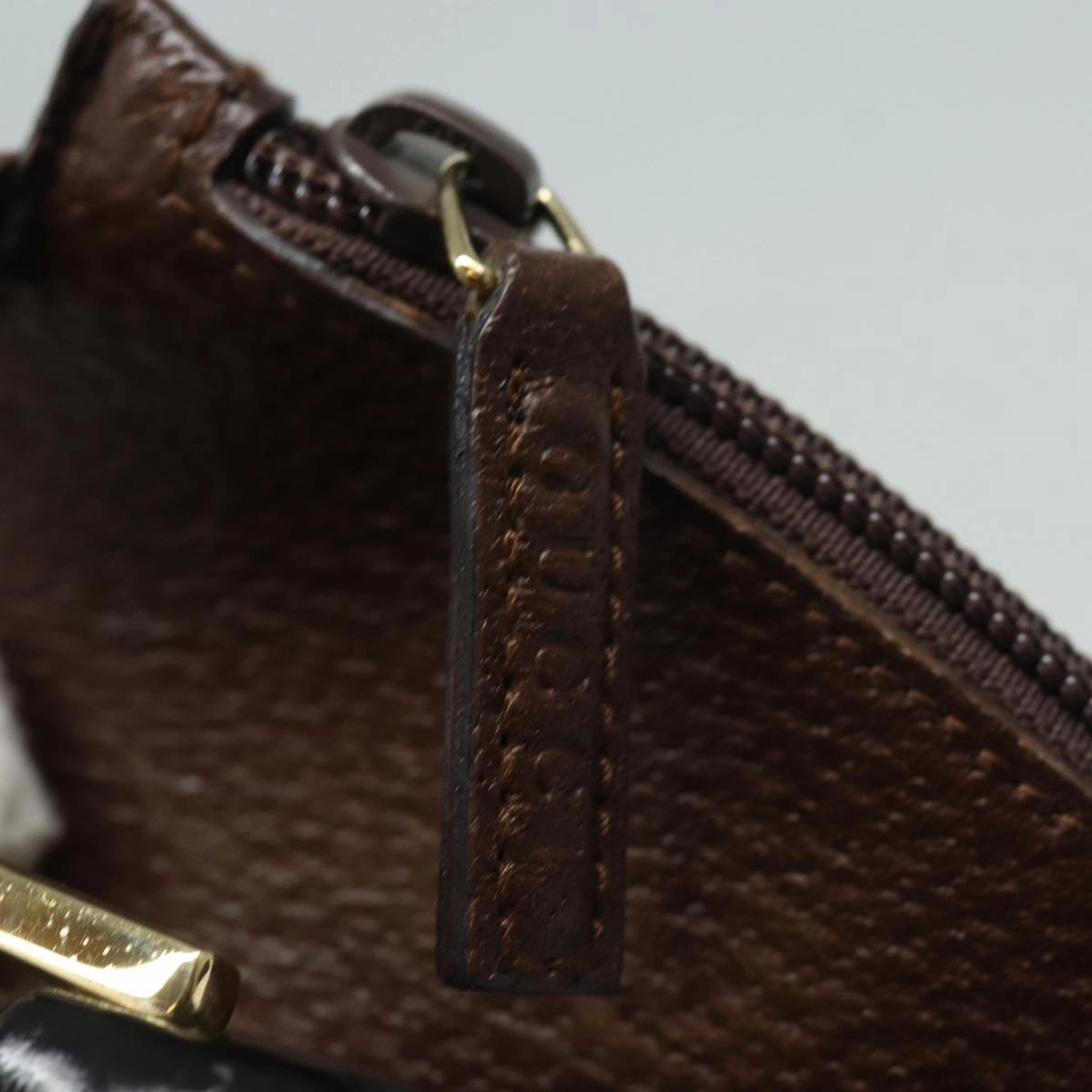 GUCCI Bamboo Shoulder Bag Leather Brown 001 1880 2123  ep4810