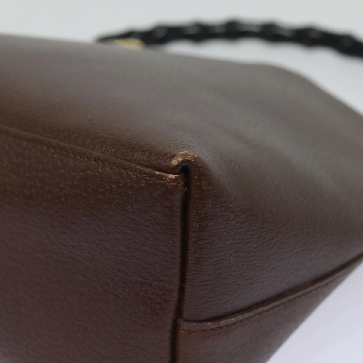 GUCCI Bamboo Shoulder Bag Leather Brown 001 1880 2123  ep4810