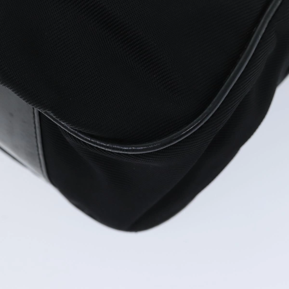 GUCCI Bamboo Shoulder Bag Nylon 2way Black 001 1998 1577  ep4348