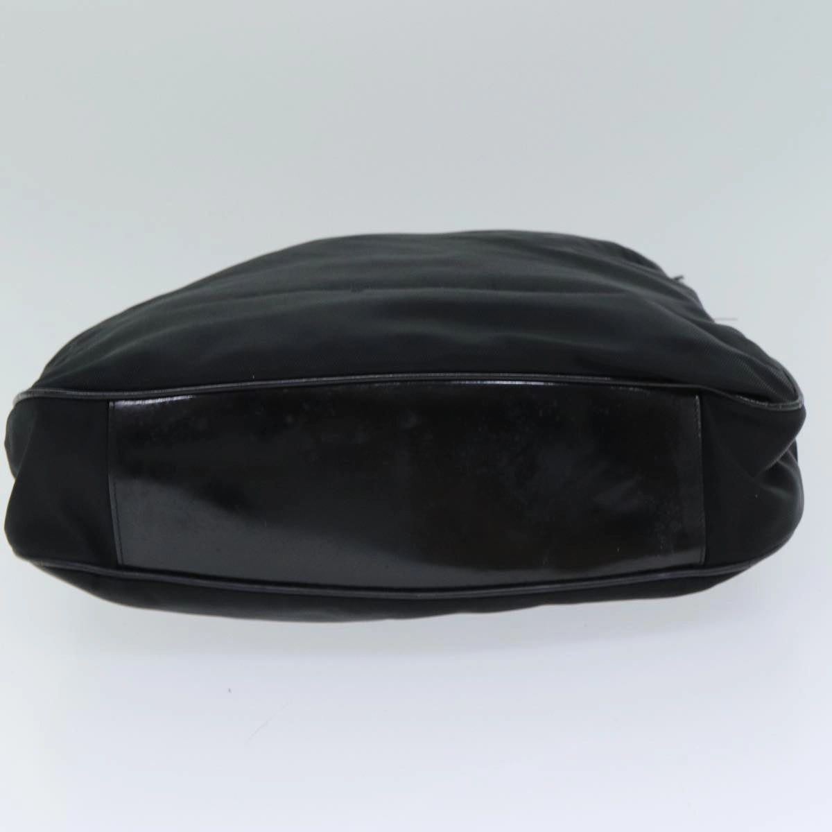 GUCCI Bamboo Shoulder Bag Nylon 2way Black 001 1998 1577  ep4348
