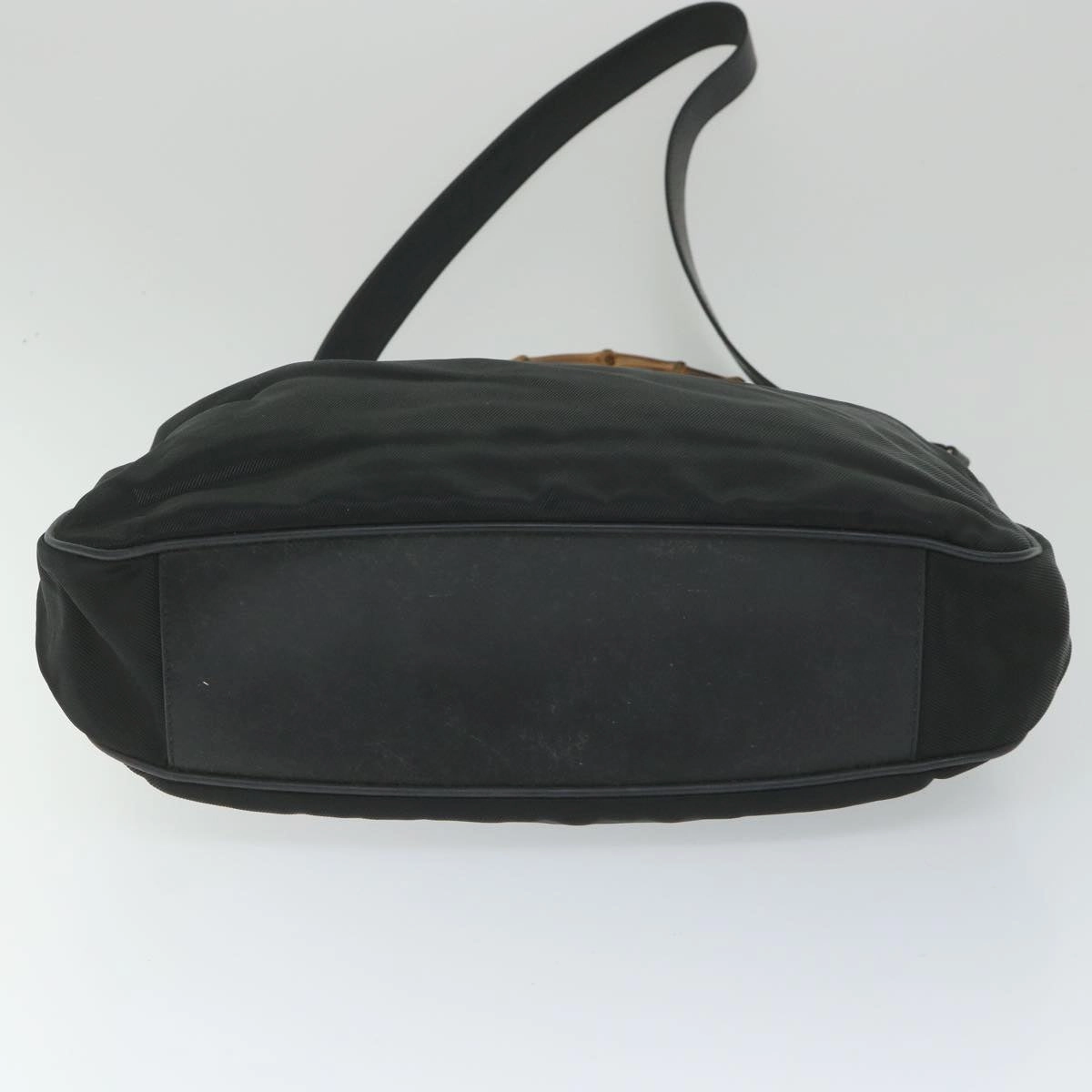GUCCI Bamboo Shoulder Bag Nylon 2way Black  bs9242