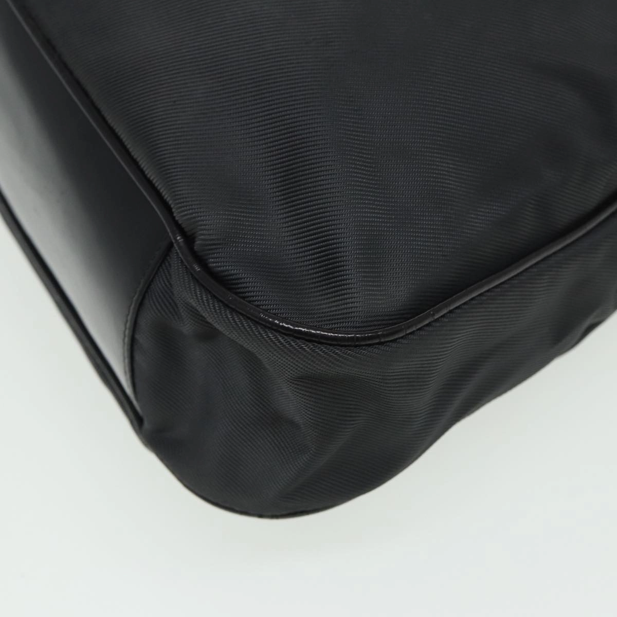 GUCCI Bamboo Shoulder Bag Nylon 2way Gray 001 3754 1577  80826