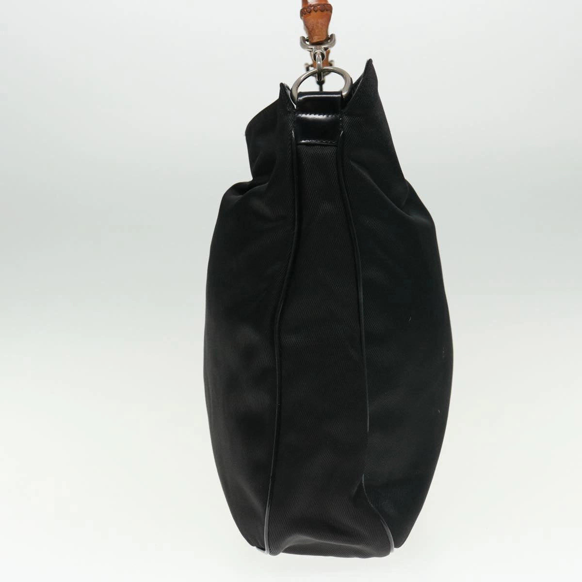 GUCCI Bamboo Shoulder Bag Nylon Black 001 1781 1577 5  ep4616