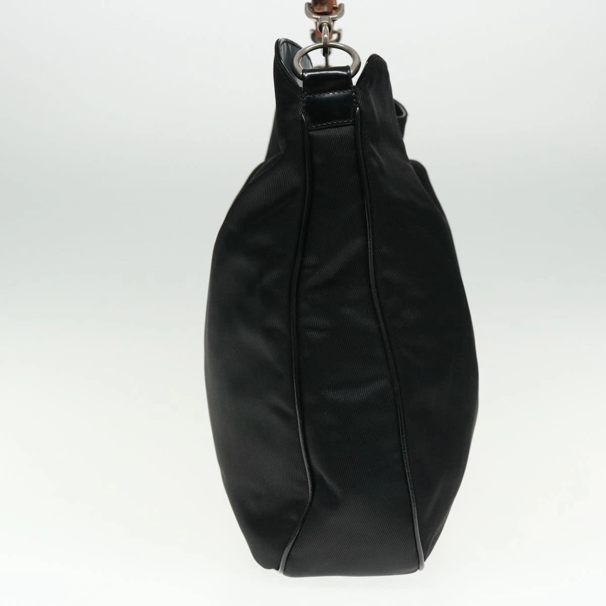 GUCCI Bamboo Shoulder Bag Nylon Black 001 1781 1577 5  ep4616