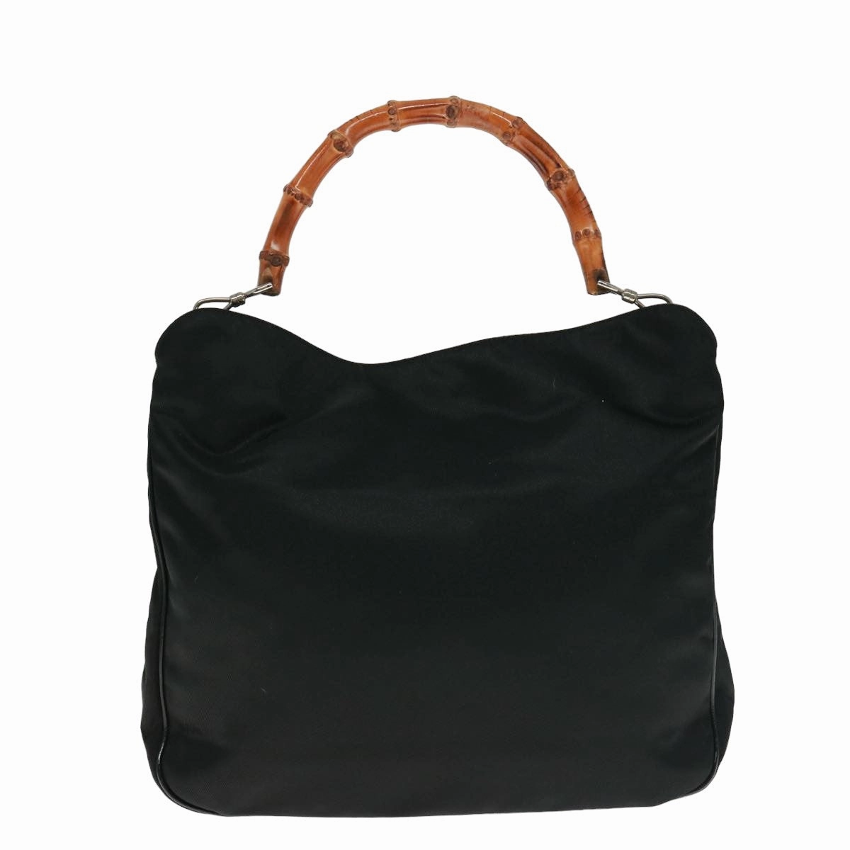 GUCCI Bamboo Shoulder Bag Nylon Black 001 1781 1577 5  ep4616