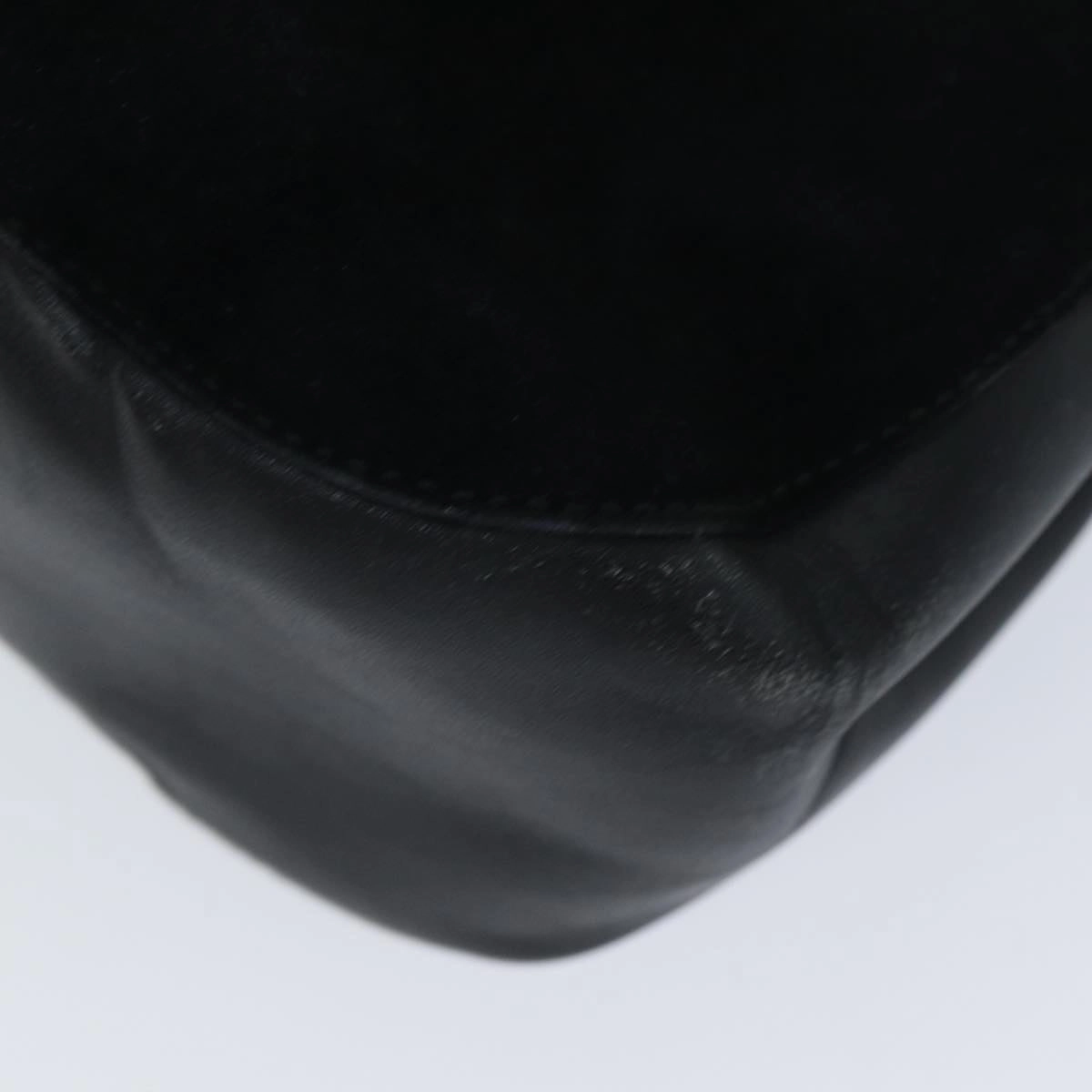 GUCCI Bamboo Shoulder Bag Suede Black 001 3739  13295