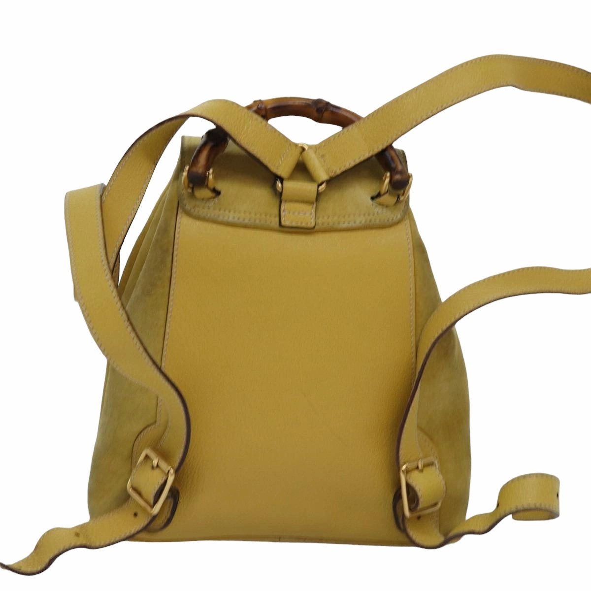 Gucci Bamboo  Suede Backpack Bag