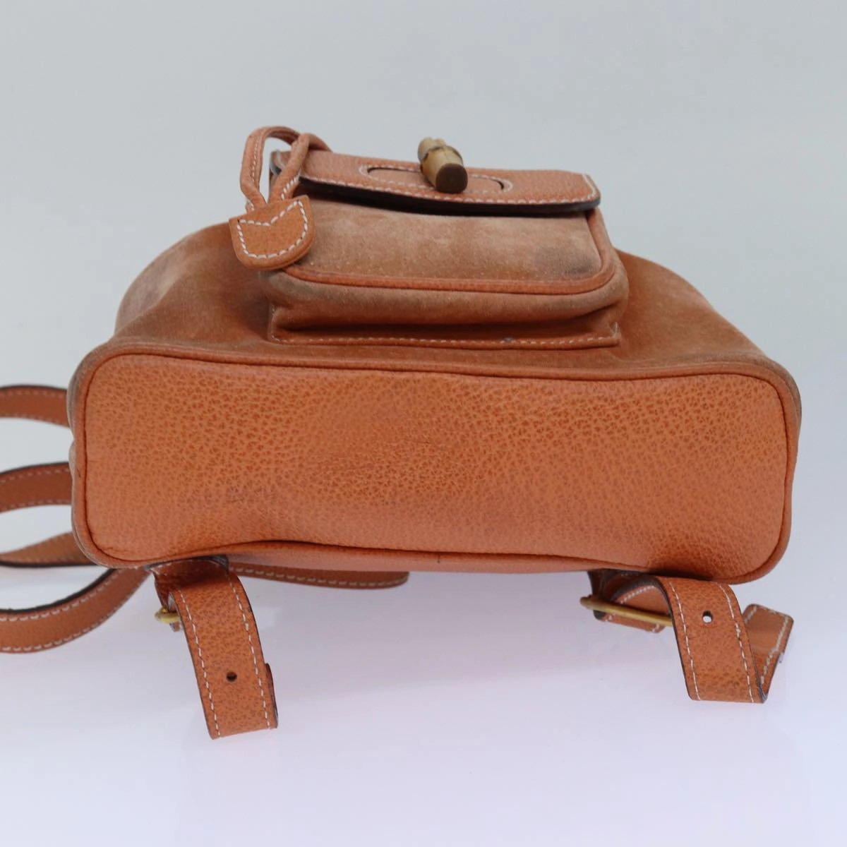Gucci Bamboo  Suede Backpack Bag