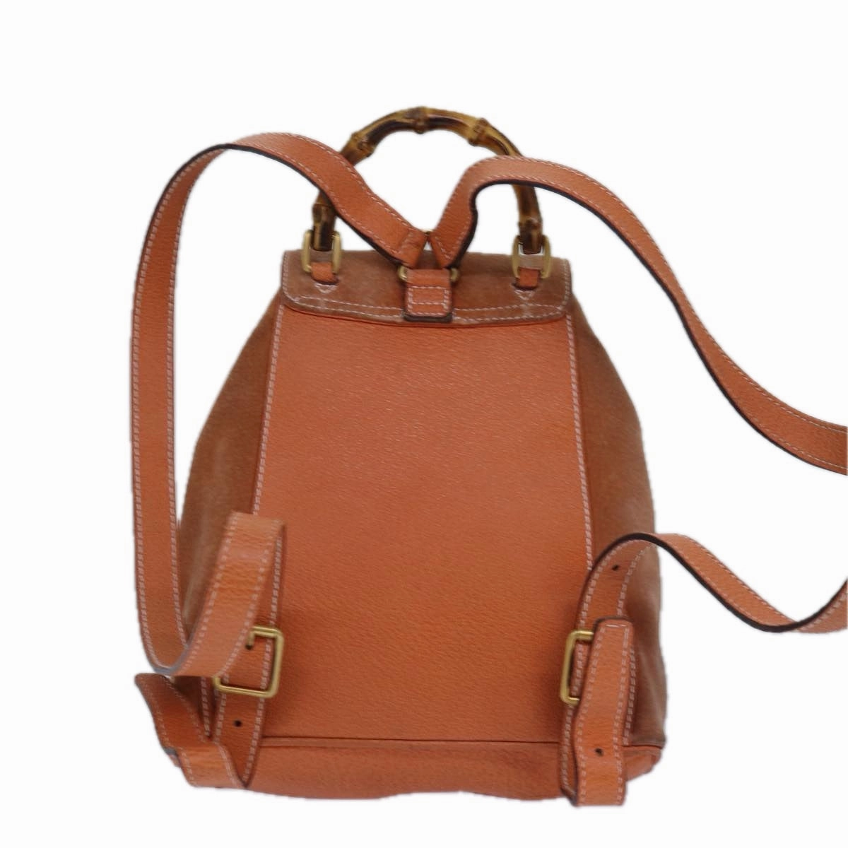 Gucci Bamboo  Suede Backpack Bag