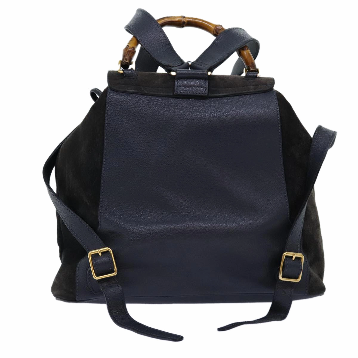 Gucci Bamboo  Suede Backpack Bag