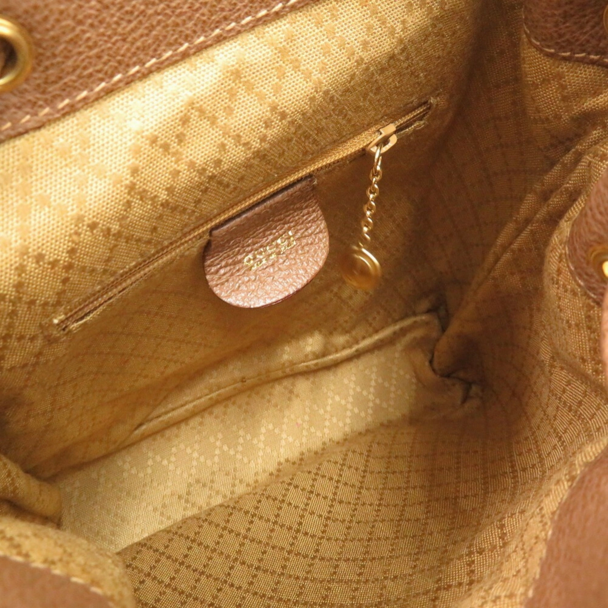 Gucci  Bamboo Suede Backpack (Pre-Owned)