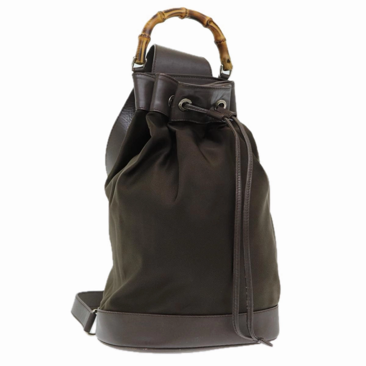 Gucci Bamboo  Synthetic Backpack Bag
