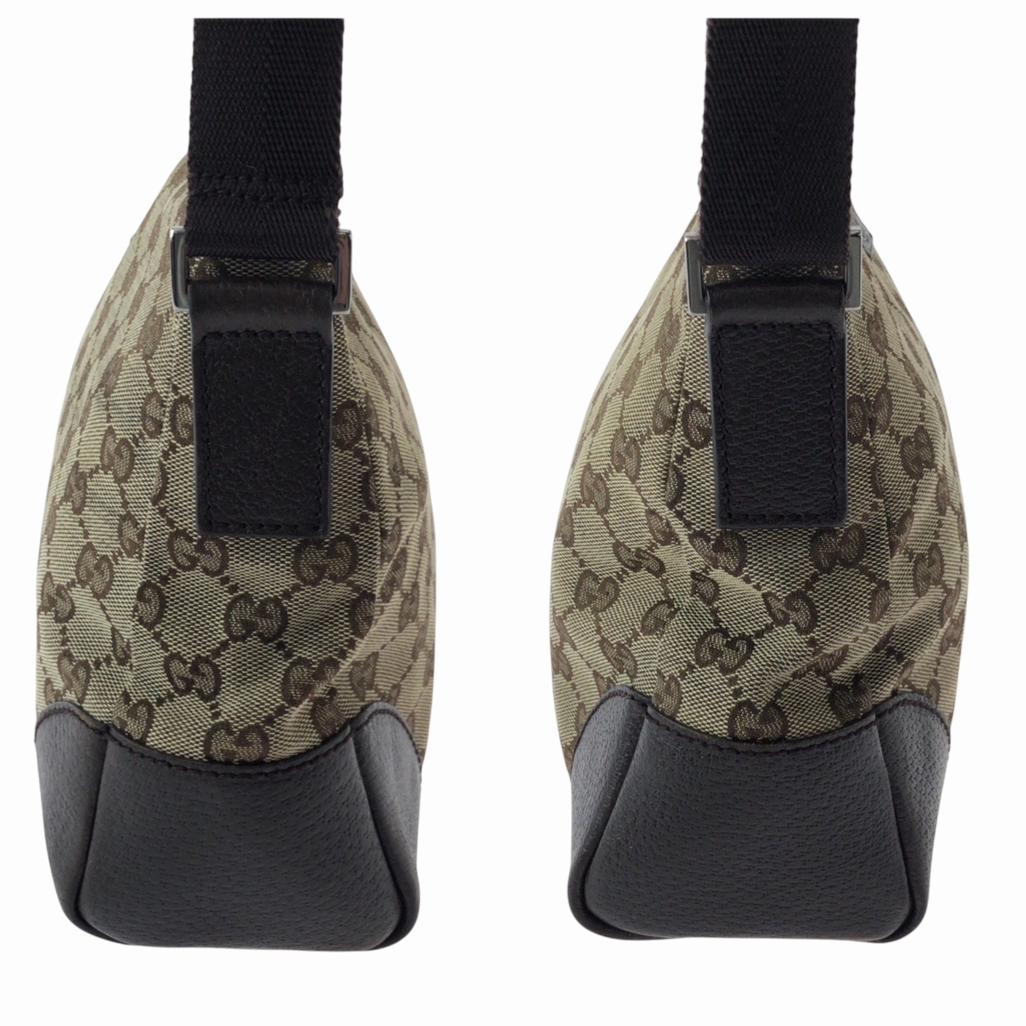 Gucci Beige Brown Gg Canvas Pochette Shoulder Bag ()