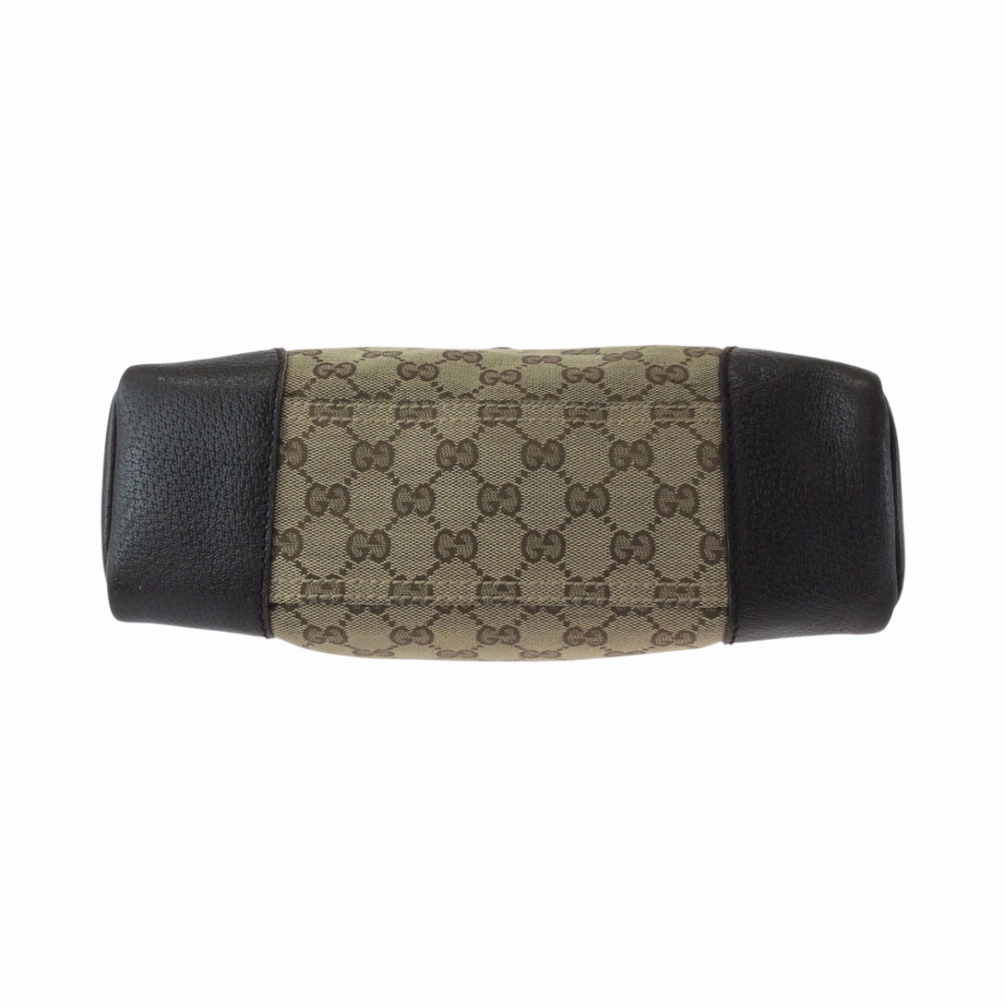Gucci Beige Brown Gg Canvas Pochette Shoulder Bag ()