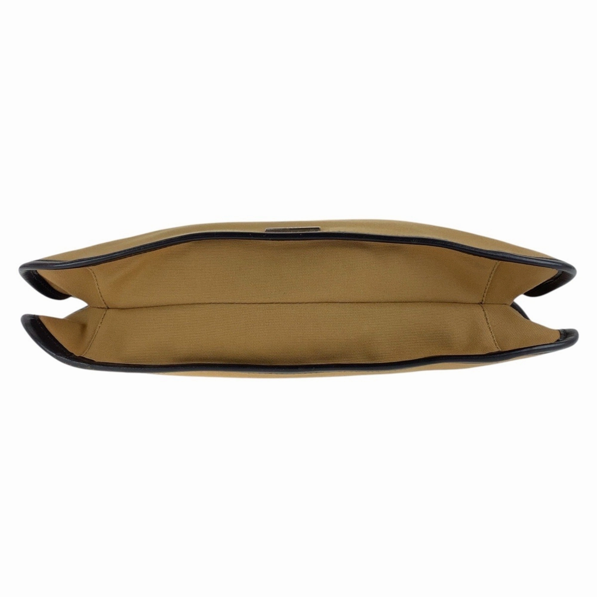 Gucci Beige Camel Canvas Shoulder Bag ()