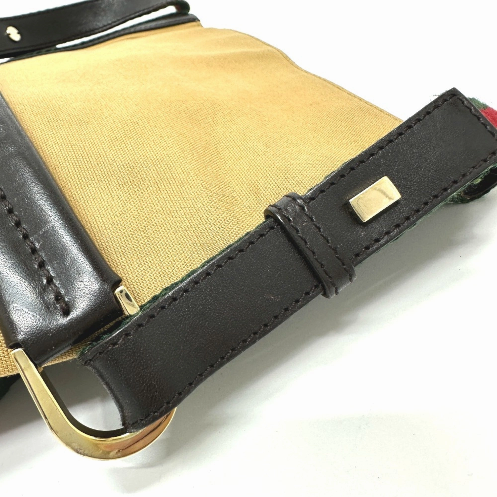 Gucci Beige Leather Shoulder Bag ()