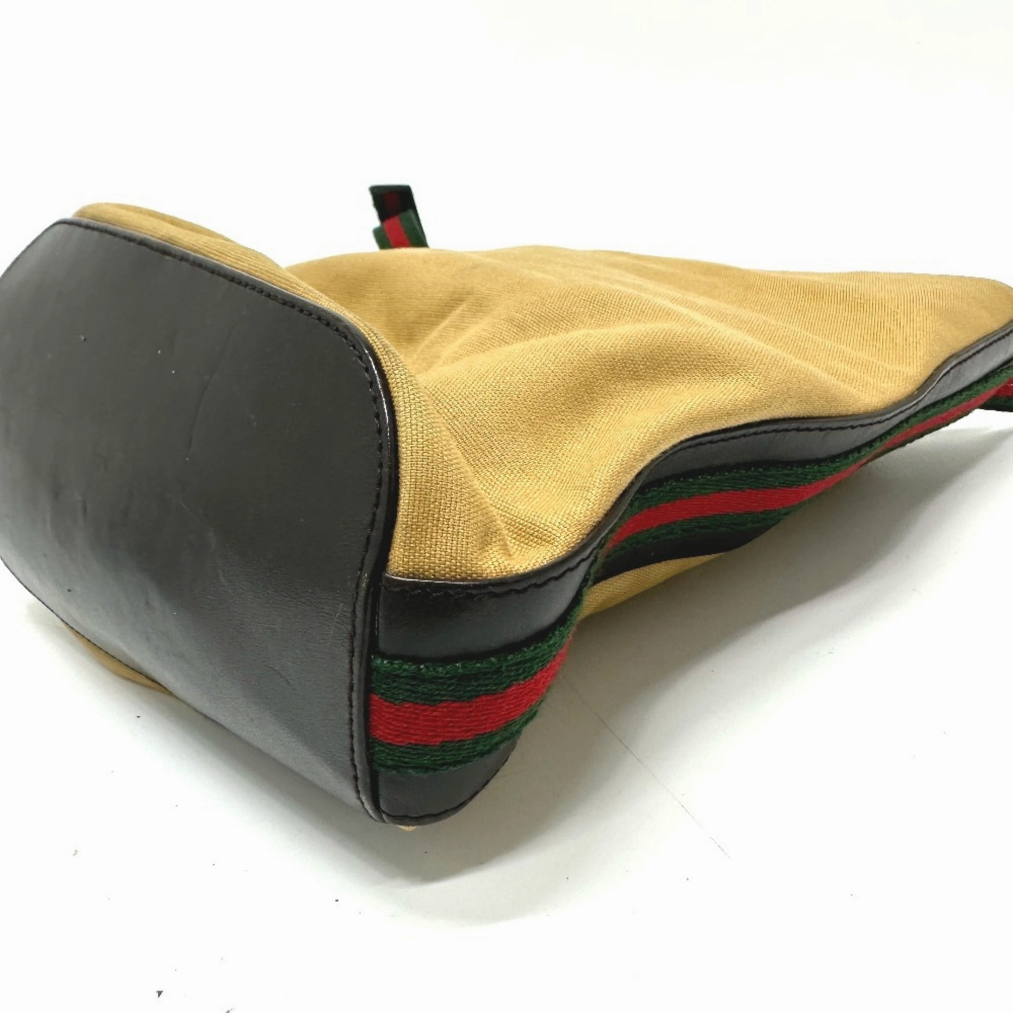 Gucci Beige Leather Shoulder Bag ()