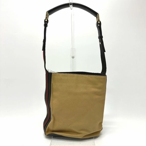 Gucci Beige Leather Shoulder Bag ()
