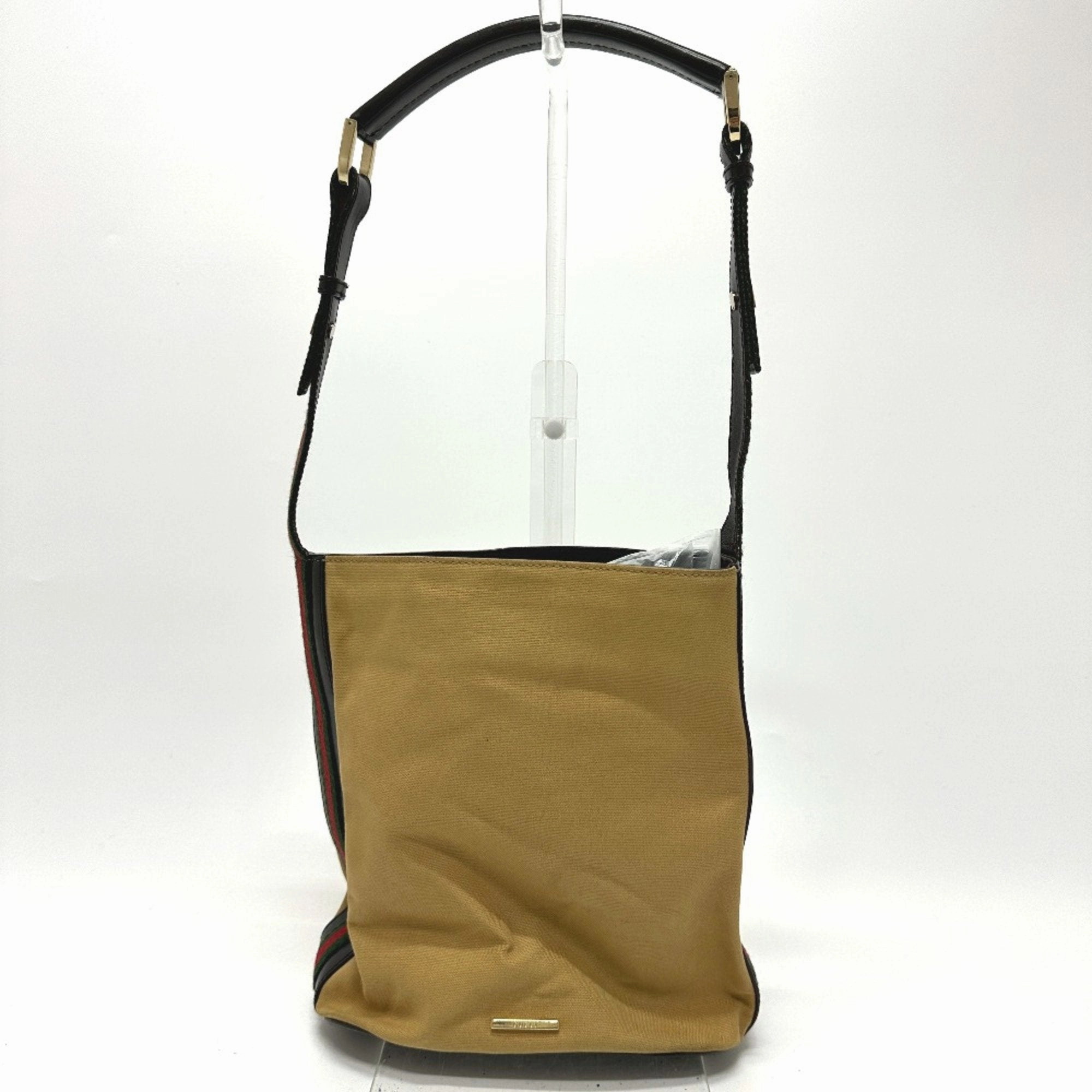 Gucci Beige Leather Shoulder Bag ()