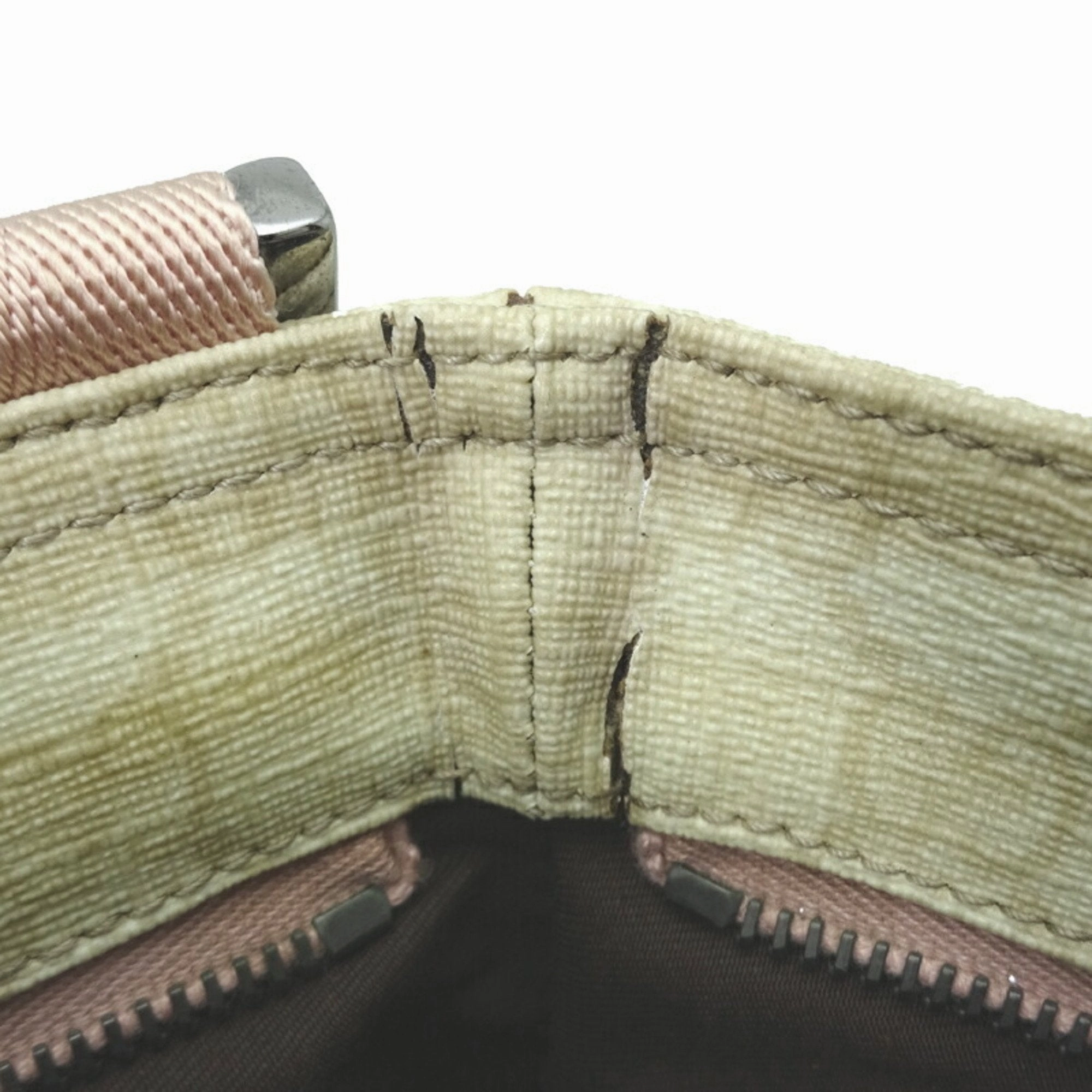 Gucci Beige Pink Gg Supreme Leather Messenger Bag Shoulder Bag ()