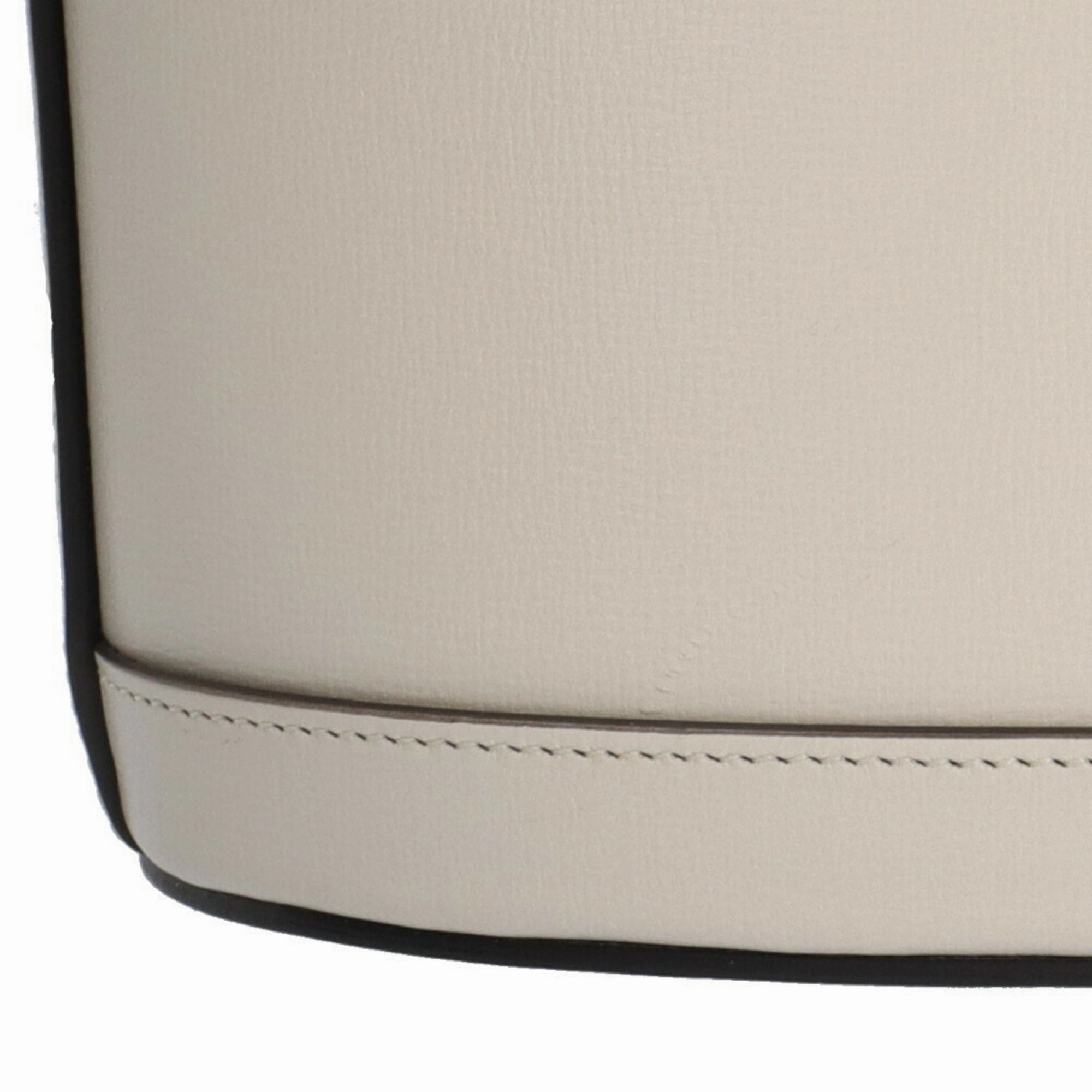Gucci Beige White Gg Canvas Leather Shoulder Bag ()