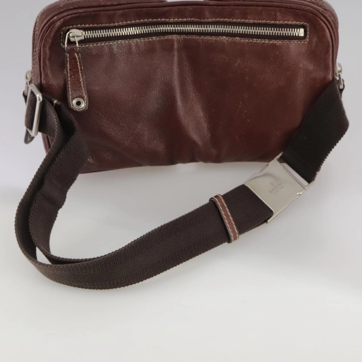 Gucci Belt Bag Brown Leather Shoulder Bag ()
