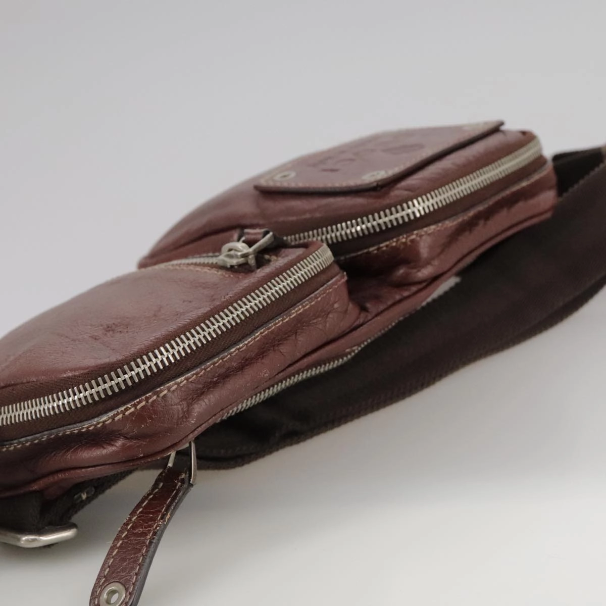 Gucci Belt Bag Brown Leather Shoulder Bag ()