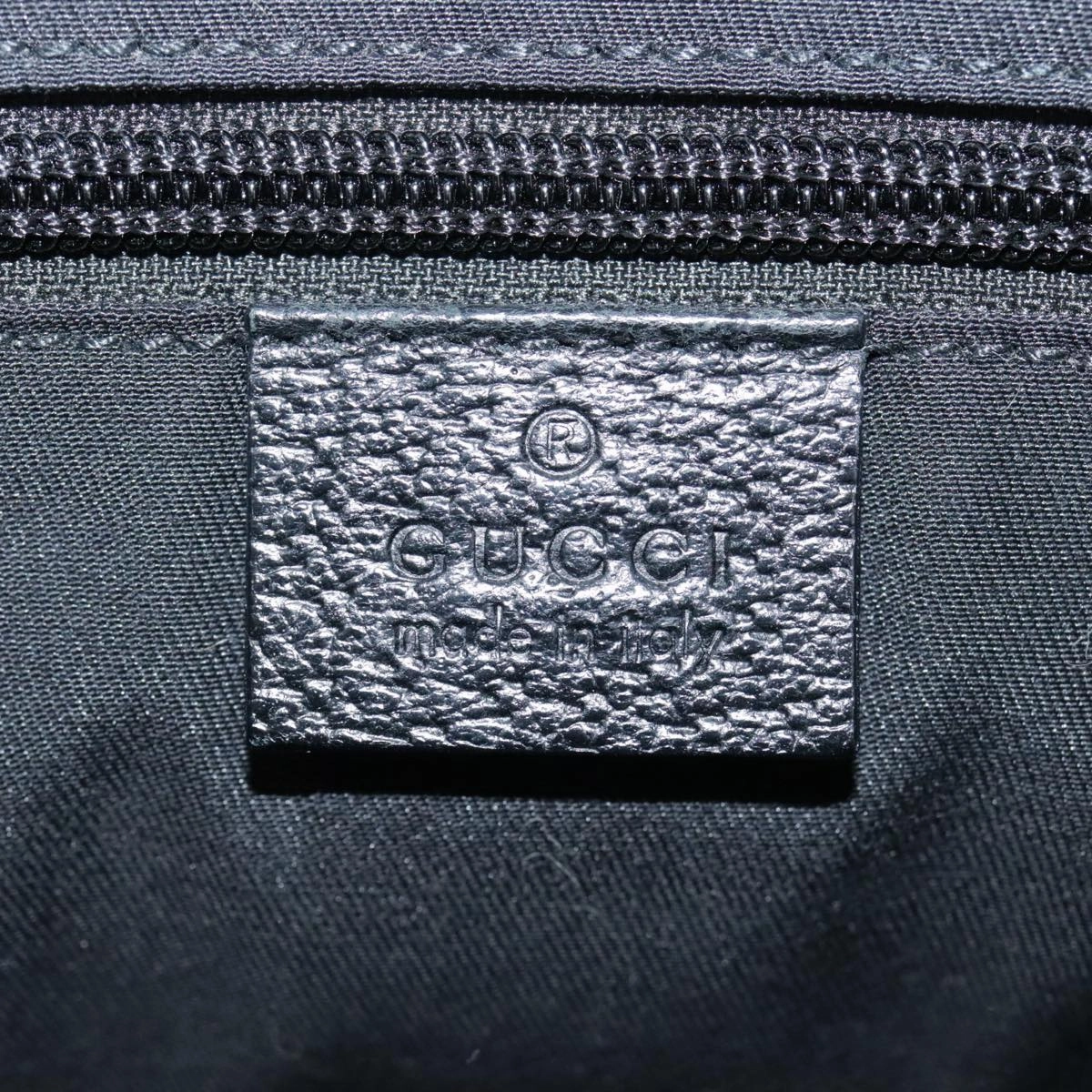 Gucci Black Canvas Shoulder Bag ()