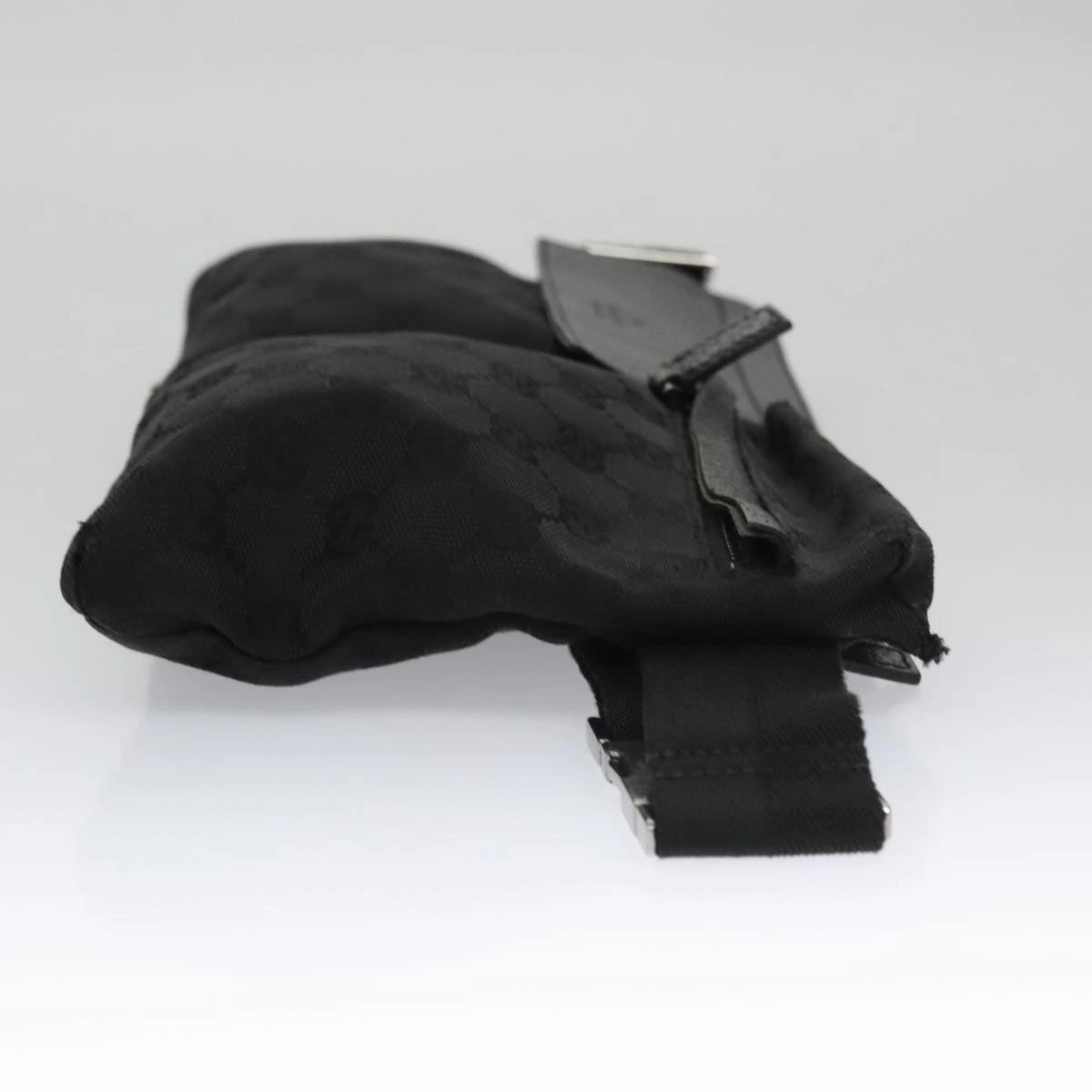 Gucci Black Canvas Shoulder Bag ()