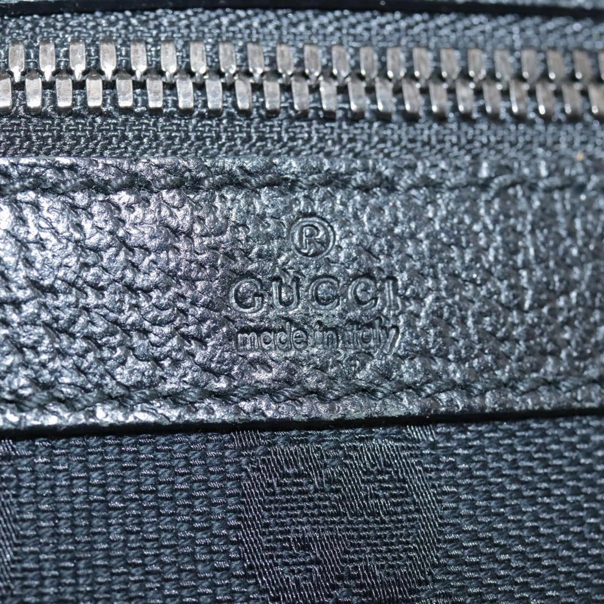 Gucci Black Canvas Shoulder Bag ()