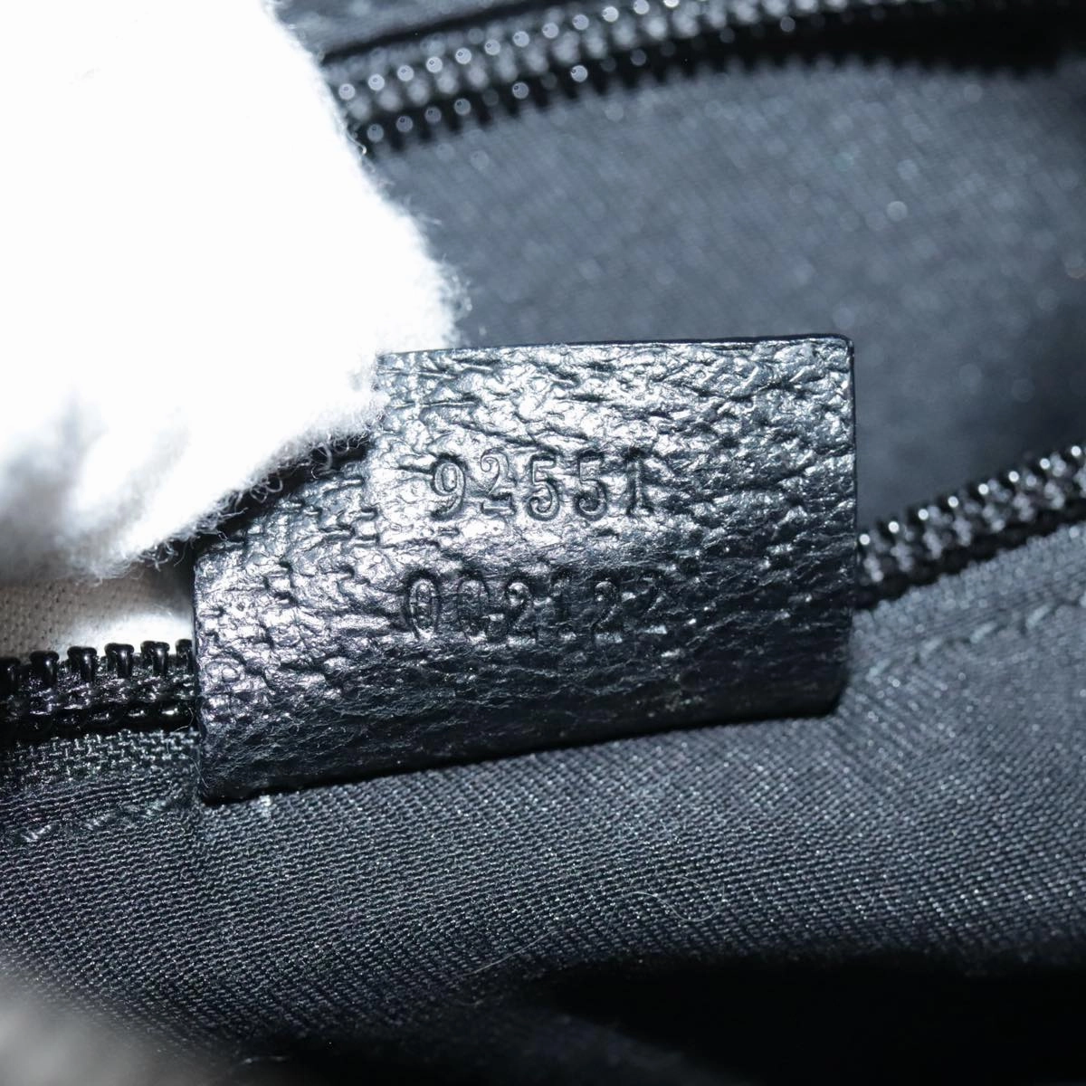 Gucci Black Canvas Shoulder Bag ()