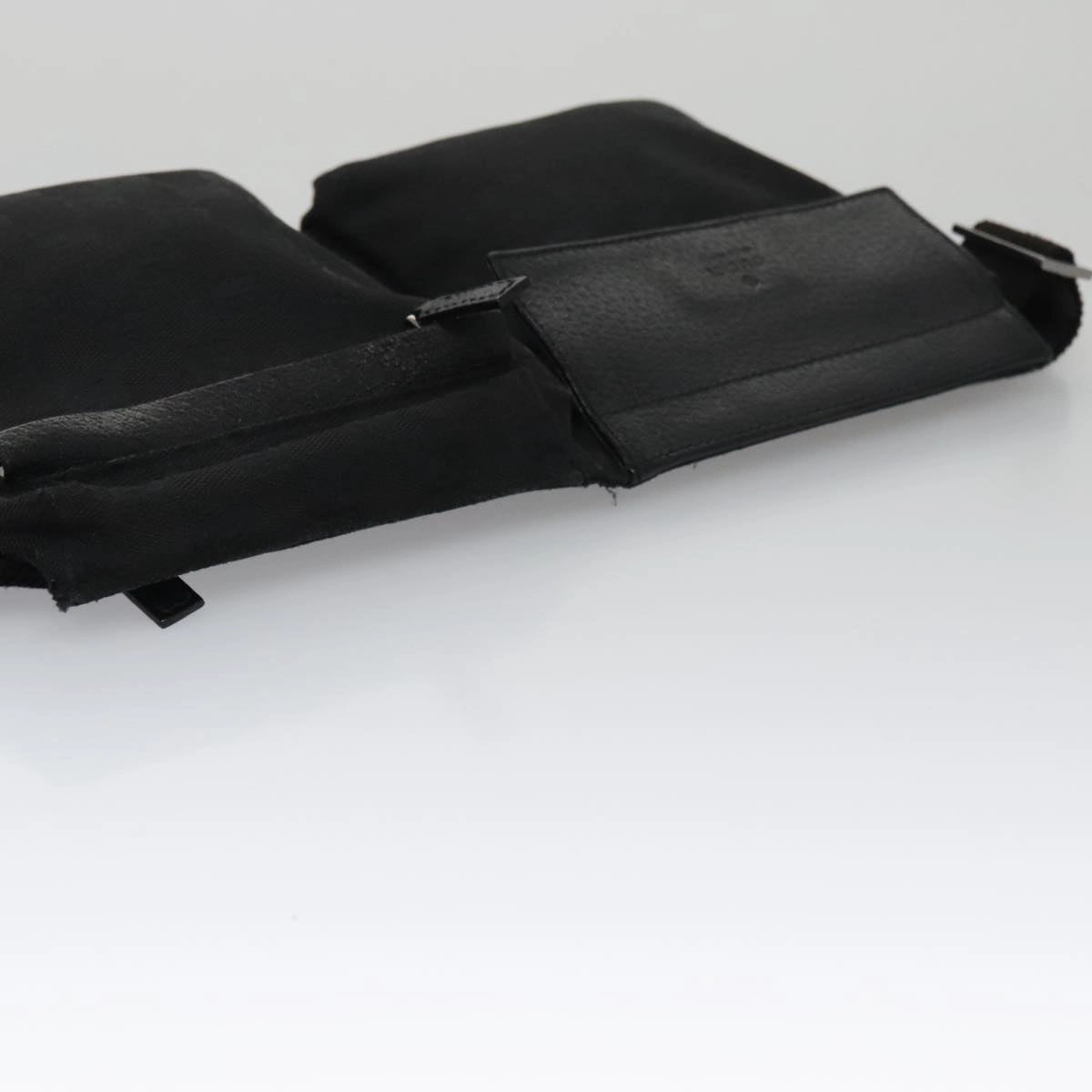 Gucci Black Canvas Shoulder Bag ()