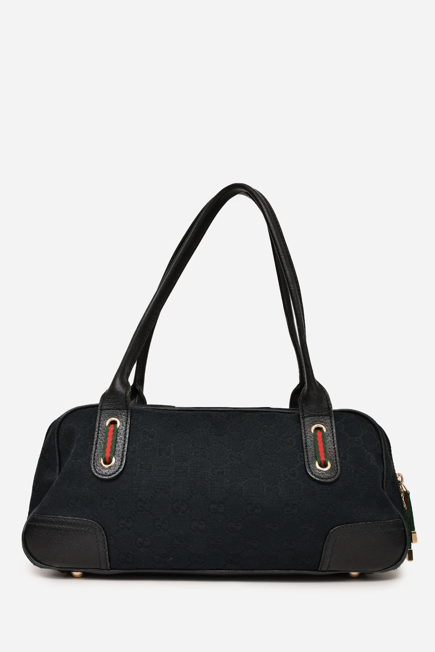 Gucci Black GG Canvas 'Princy' Hobo Bag