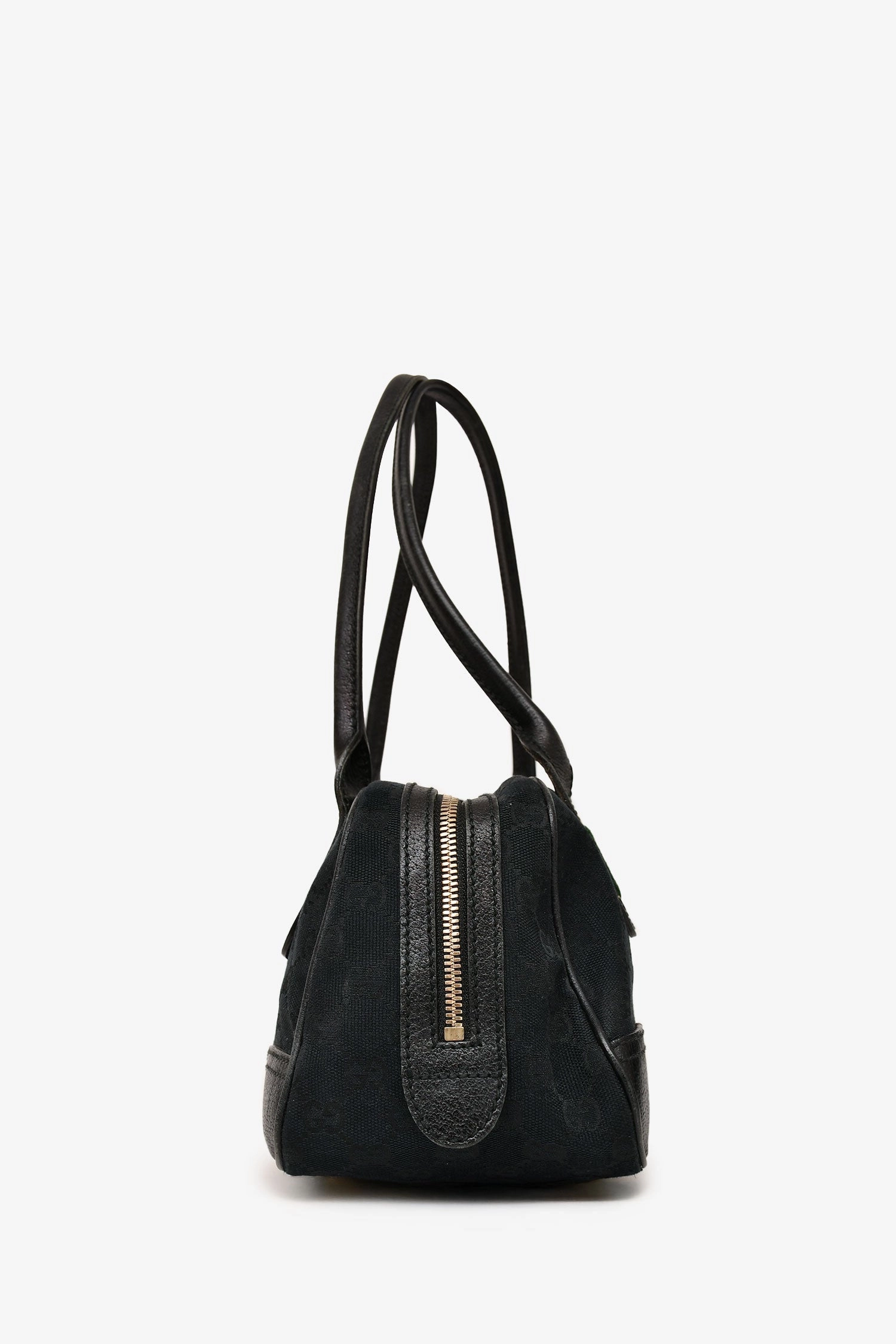 Gucci Black GG Canvas 'Princy' Hobo Bag