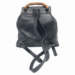 Gucci Black Leather Backpack ()