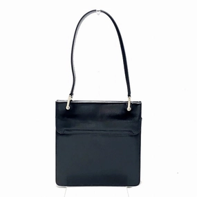 Gucci Black Leather Handbag Shoulder Bag ()
