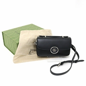 Gucci Black Leather Shoulder Bag ()