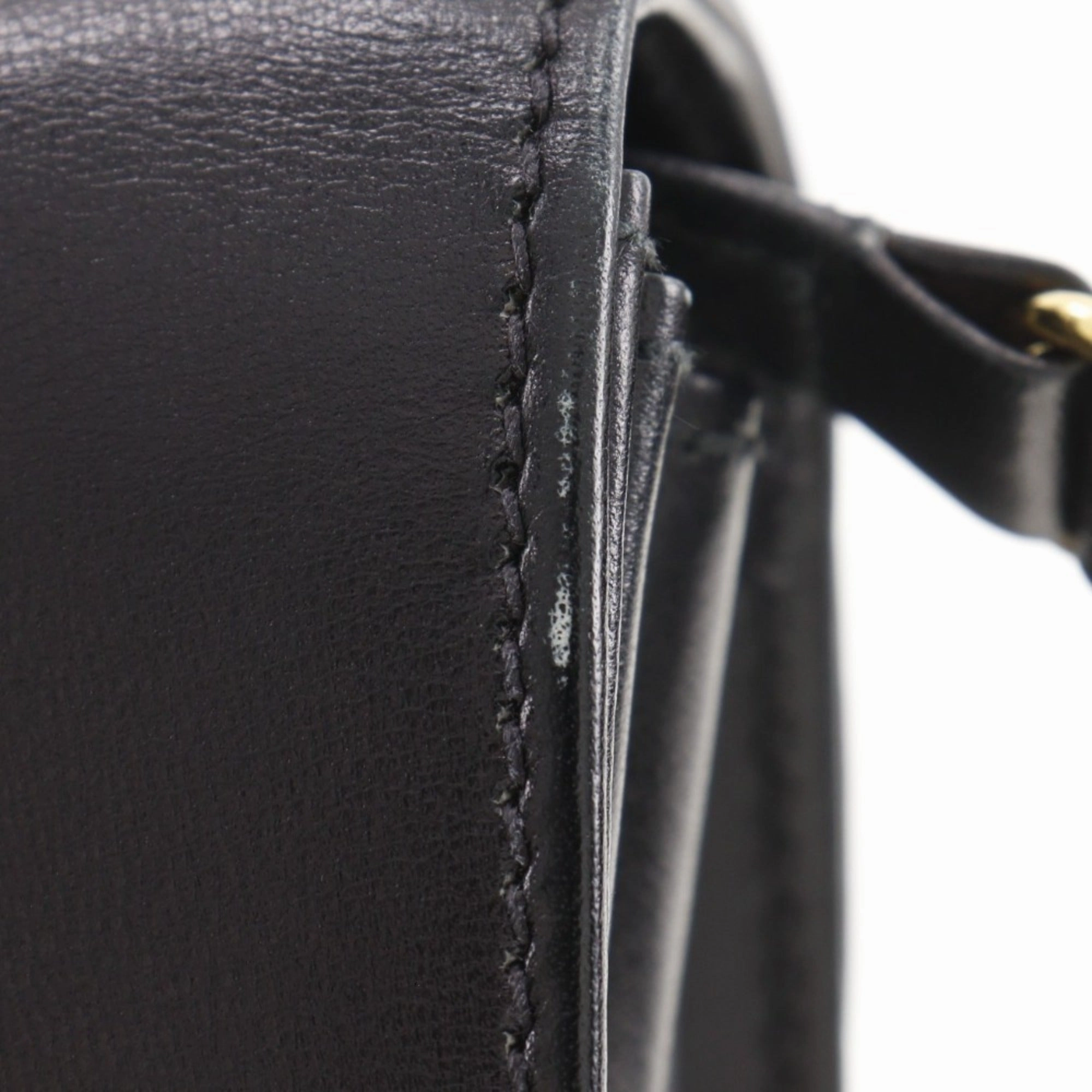 Gucci Black Leather Shoulder Bag ()
