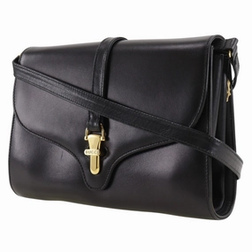 Gucci Black Leather Shoulder Bag ()