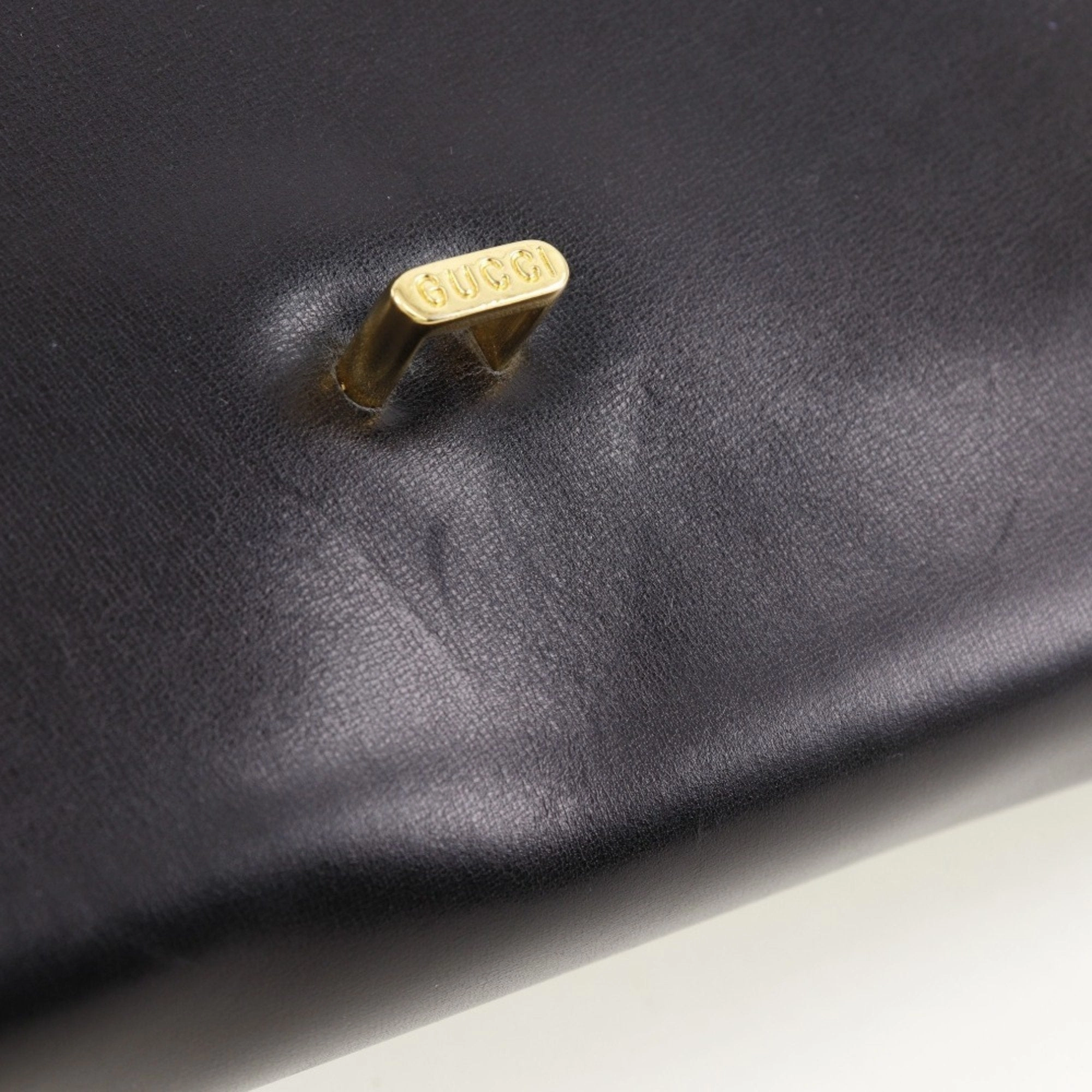 Gucci Black Leather Shoulder Bag ()