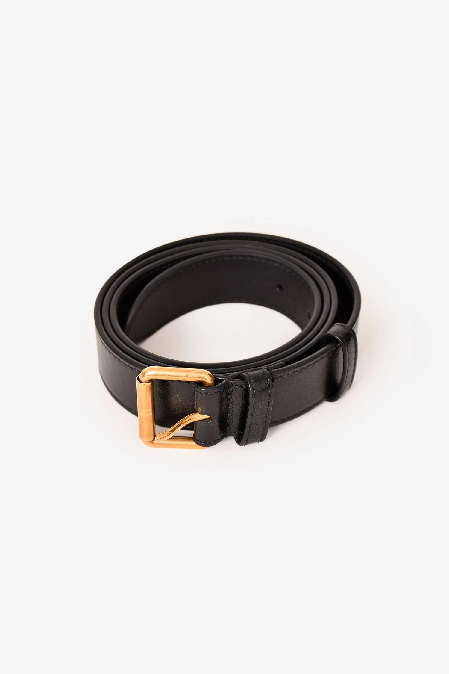 Gucci Black/Red Leather GG Marmont Belt Bag Size 95/38