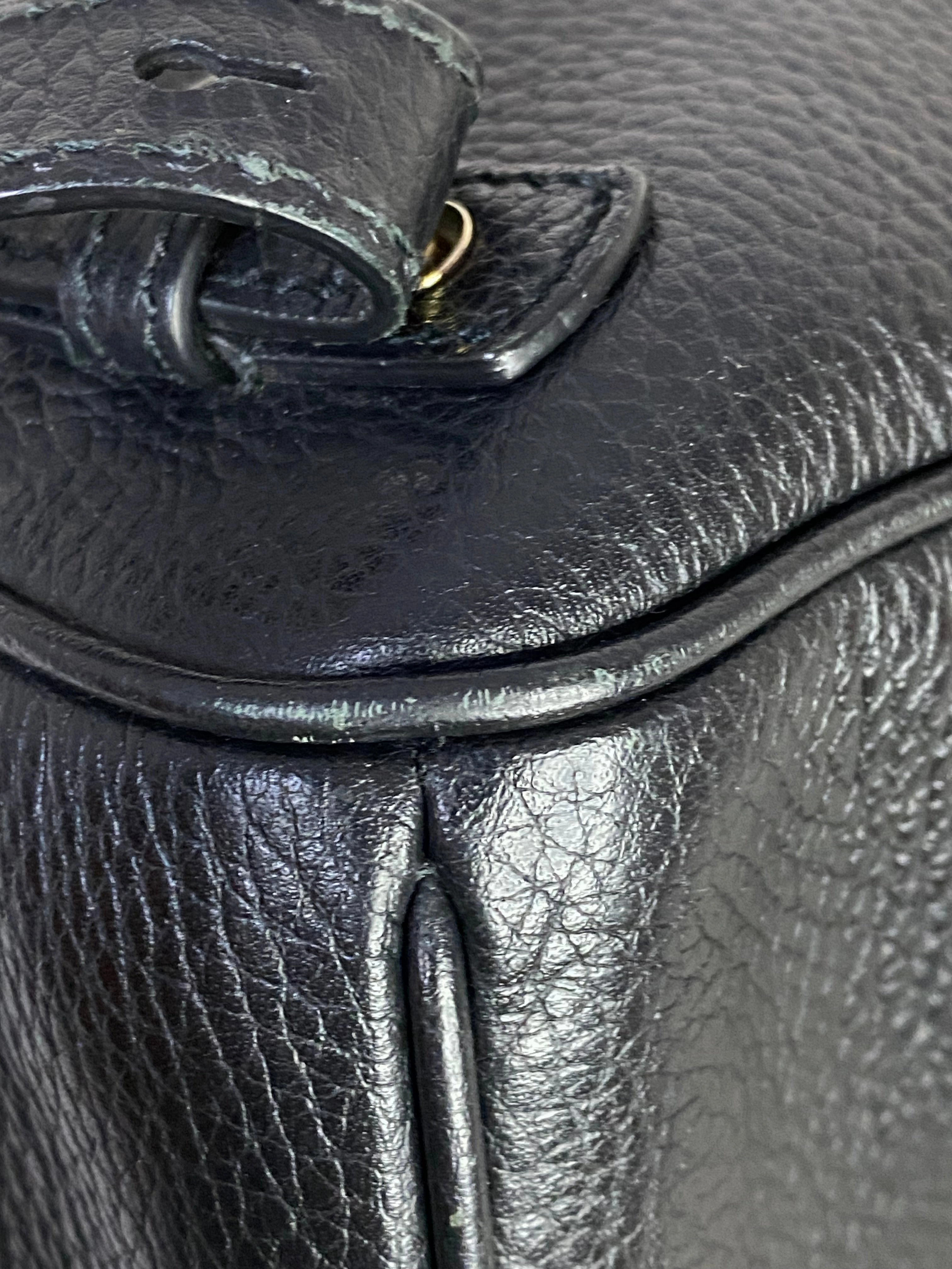 Gucci Black Soho Backpack Bag with Chain