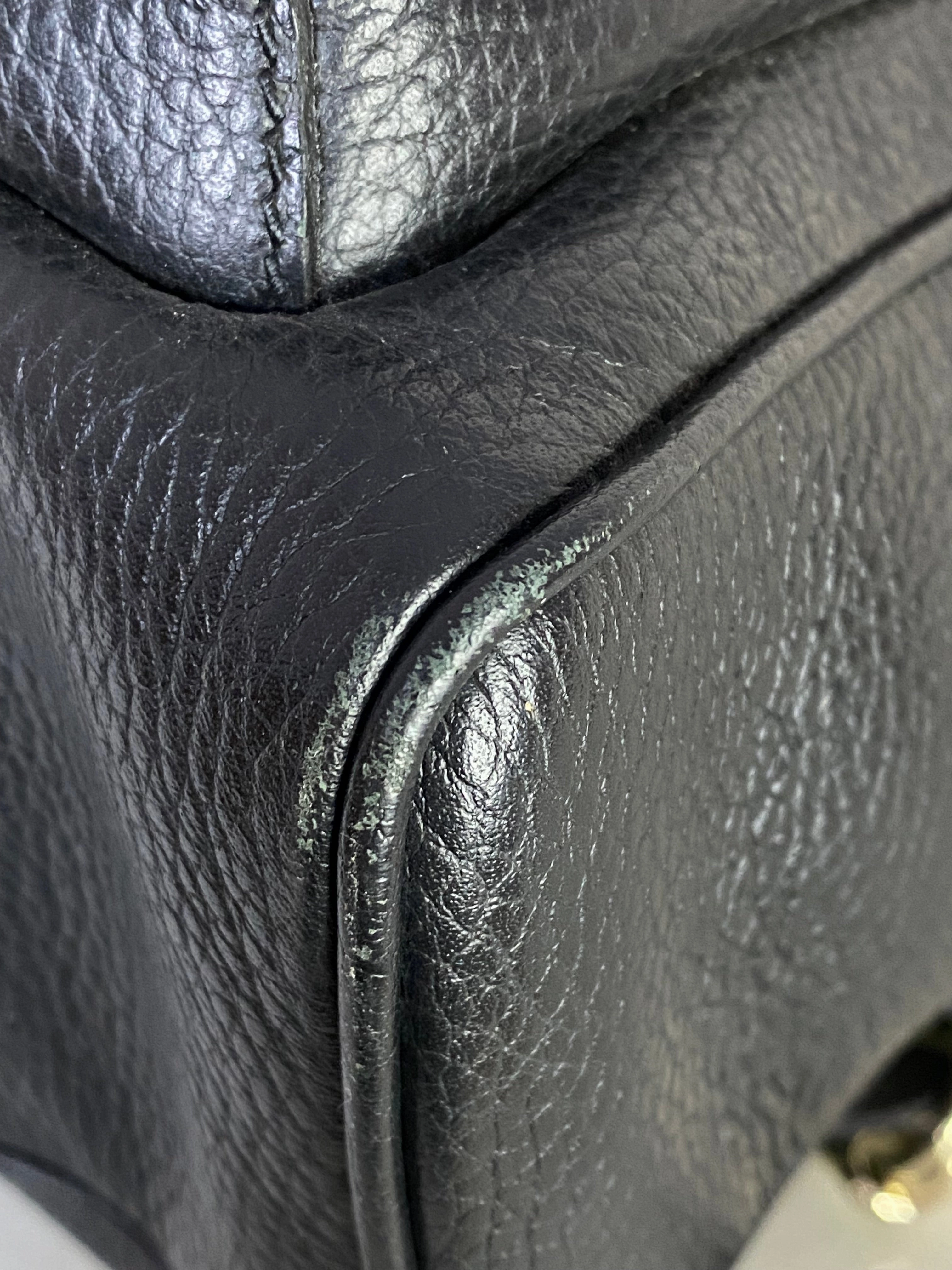 Gucci Black Soho Backpack Bag with Chain