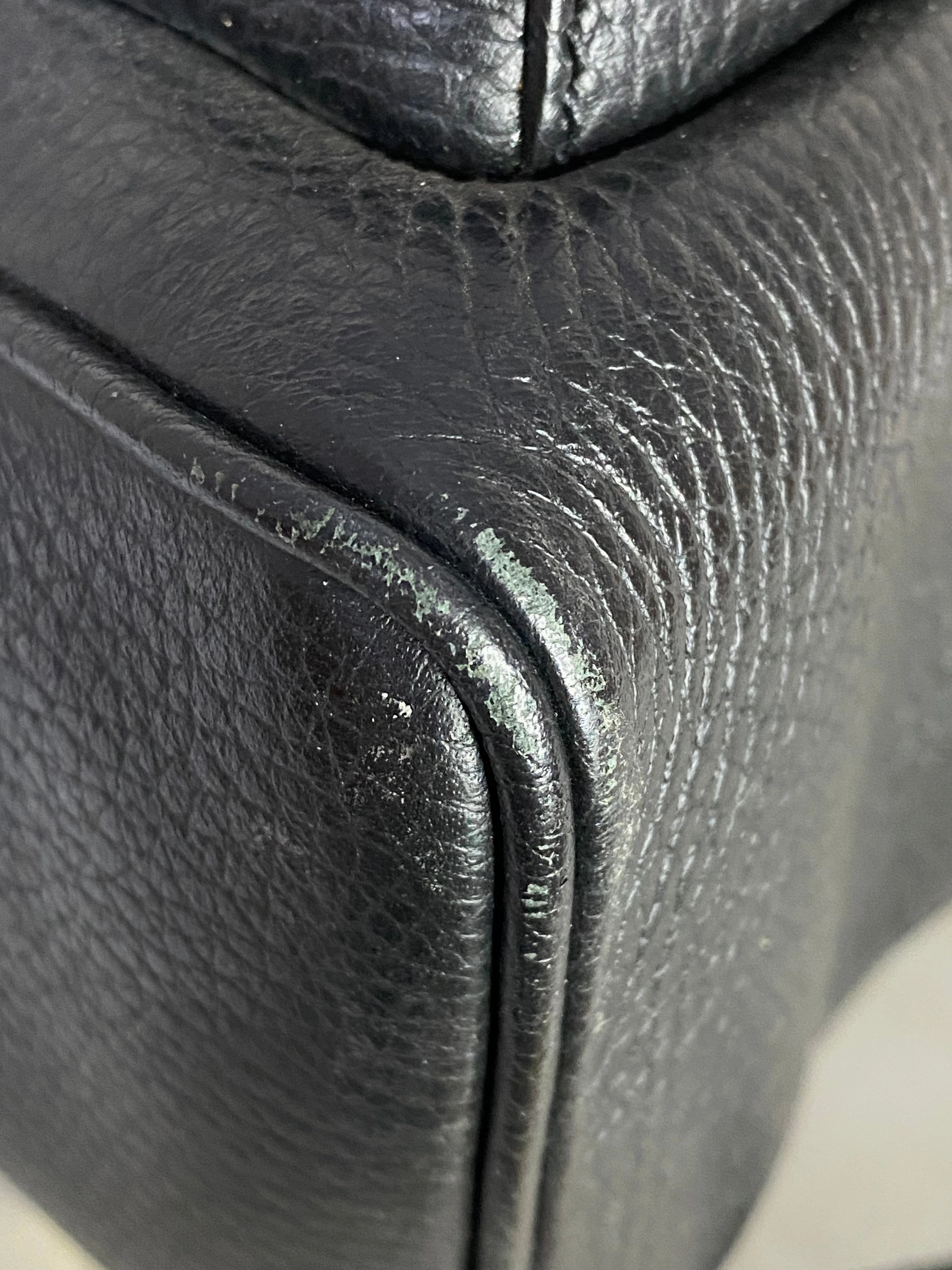Gucci Black Soho Backpack Bag with Chain
